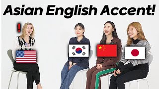 American was shocked by Korean Japanese Chinese ENGLISH Accents Why sound so similar [upl. by Annauqal859]