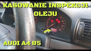 Kasowanie inspekcji oleju Audi A4 B5 [upl. by Ytiak36]