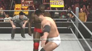 Part 1 Ezekiel Jackson Vs Vladimir Kozlov Simulation SmackDown Vs RAW 2010 [upl. by Suivatal438]