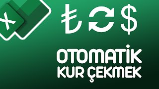 Excelde döviz kurları otomatik olarak nasıl getirilir  Excel Dersleri [upl. by Oinota]