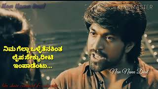 Yash attitude whatsapp statusboys attitude whatsapp status kannadalove feeling whatsapp status [upl. by Anemaj]