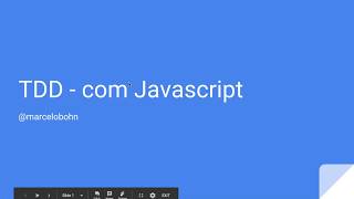 TDD com javascript [upl. by Ammeg876]