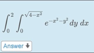 Evaluate the iterated integral by converting to polar coordinates  Problem 15339 Cengage Calculus [upl. by Ayvid]