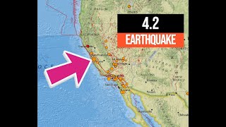 42 Earthquake Aromas CA Watch California for further movement Sunday 9292024 [upl. by Ardnael]