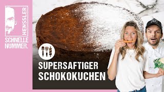 Schnelles Supersaftiger Schokokuchen Rezept von Steffen Henssler [upl. by Tray]