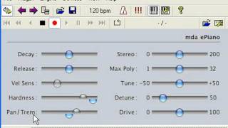 MDA ePiano  Free VST Instrument Demo [upl. by Harp]