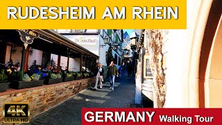 🇩🇪 Rüdesheim am Rhein Germany 4K 60fps Walking Tour [upl. by Yelahs165]