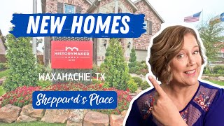 Homes For Sale In Waxahachie TX  Must SEE New Home Community  Sheppards Place [upl. by Lorenza]