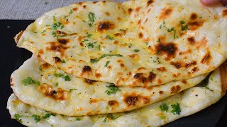 Butter Naan Recipe on Tawa by Lively Cooking [upl. by Baptiste]