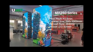 P25mm MA250 Pillar LED Screen With HD Visual Effect [upl. by Eyatnod351]