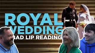 quotROYAL WEDDINGquot — A Bad Lip Reading British Family Reacts [upl. by Ymarej]