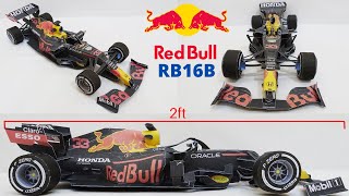 Redbull RB16B 2ft long F1 car made from paper  Max Verstappen [upl. by Richel]