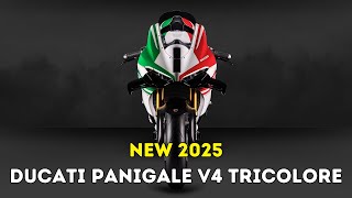 2025 Ducati Panigale V4 Tricolore The Ultimate Sports Bike Review [upl. by Ahsek312]