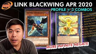 NEW BLACKWING LINKS Infinity Negates APRIL 2020 Deck Profile  Combo [upl. by Alakam]