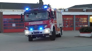 Bullhorn TLF 3000 Freiwillige Feuerwehr Barmstedt Wachausfahrt [upl. by Oletta427]