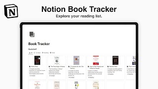 Notion Book Tracker Explore More Books and Gain Deeper Insights [upl. by Bobine]