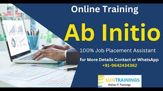 Abinitio Training Demo  Ab Initio Training Course  SUN Trainings 919642434362 [upl. by Nnail]