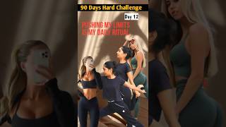 Hard Challenge day 12  Chhavi Tyagi  shorts minivlog  fitness [upl. by Grannias]