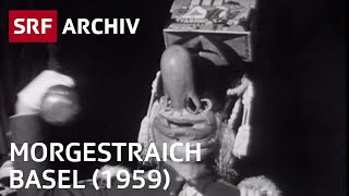 Morgenstraich Basler Fasnacht 1959  Fasnacht in der Schweiz  SRF Archiv [upl. by Fafa281]