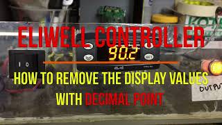 Eliwell Controller How to Remove the Display Value with Decimal Point DIY PROGRAMMING shortvideo [upl. by Eugor]