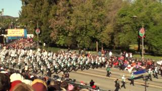 North Japan Honor Green Band  2011 Pasadena Rose Parade [upl. by Letisha]