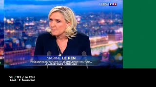 VU du 16112024  Le Pen quotLa peine de mort politiquequot [upl. by Ayal]