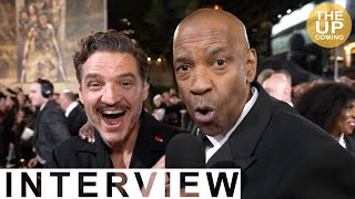 Hilarious Pedro Pascal Denzel Washington interview Gladiator II premiere [upl. by Fanchon100]