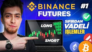 Binance Vadeli Kaldıraçlı İşlemler Rehberi l Binance Futures 1 [upl. by Adnanref]