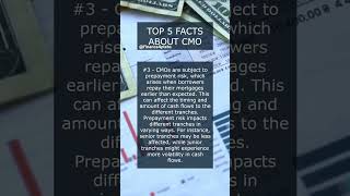 TOP 5 CMO FACTS cmo mortgage leverage trenches default financial [upl. by Amesari]