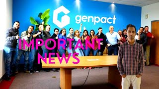 Genpact Important News 😳interview [upl. by Nerrad418]