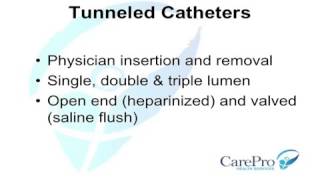 Chapter 9  Tunneled Catheters Introduction [upl. by Ahsilek]