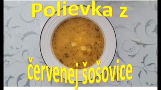 Polievka z červenej šošovice [upl. by Bonnell]