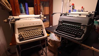 Typewriter Battle Triumph Matura S vs Olympia SG1 [upl. by Zuleika]