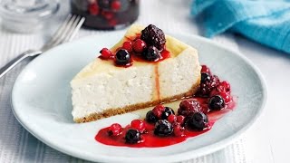 NEW YORK CHEESECAKE ai frutti di bosco  Ricetta originale [upl. by Hairu267]