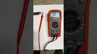 How to do a continuity test with a multi meter maintenance mechanic electrical [upl. by Notsuh]