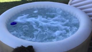 Inflatable Hot Tub Review – LayZSpa Palm Springs by Bestway [upl. by Cirdec217]