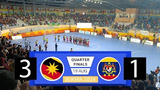 🔴FUTSAL QF L SARAWAK VS WPERSEKUTUAN [upl. by Dlorad337]