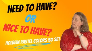 REVIEW Holbein Pastel Colors 50 set  ADULT COLOURING review adultcoloring coloring colouring [upl. by Conti]