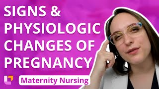 Signs and Physiologic Changes of Pregnancy  Pregnancy  Maternity Nursing  LevelUpRN [upl. by Pren]