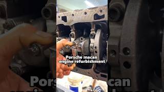 Porsche🚙macan❣️engine🥰refurbishmentshorts automobile mechanic [upl. by Darej]