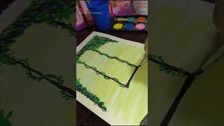 Watercolor Flower Garden  Swing Painting Tutorial [upl. by Ambrosius66]