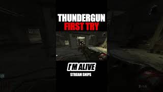 Got the Thundergun FIRST TRY callofduty callofdutyzombies codzombies [upl. by Aimerej281]