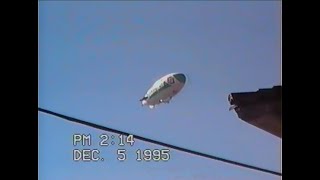 VHS Found Footage  December 5 1995 Vintage Fujifilm Blimp 1990s Nostalgia [upl. by Satsok324]