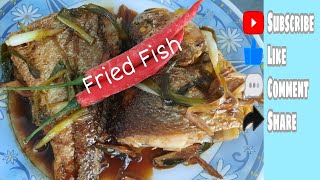 Fried Yellow Croaker Fish Mhelz Cooking [upl. by Joana]