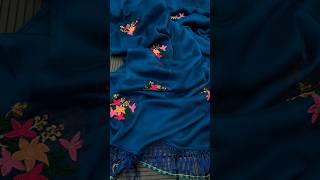 Pure Z black Satin chiffon🥳 shorts designer partywear trending yt wholesaleprice chiffonsaree [upl. by Ariadne]