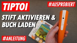 Tiptoi Stift aktivieren  BuchAudiodatei laden OHNE und MIT Tiptoi Manager 👍✅ [upl. by Assena]