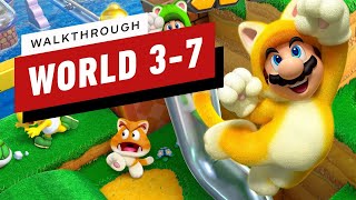 Super Mario 3D World Walkthrough  World 37 Switchboard Falls [upl. by Thapa]