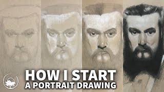 Methods amp Process for Portrait Drawings [upl. by Hoseia123]