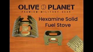 Hexamine Solid Fuel Stove [upl. by Herculie]