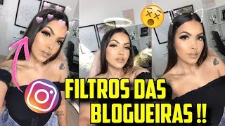 COMO CONSEGUIR OS FILTROS DAS BLOGUEIRAS DO INSTAGRAM [upl. by Inna]